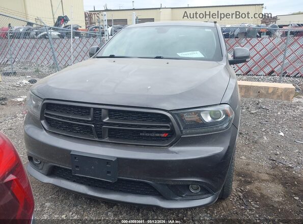 1C4RDJDG9HC953759 2017 DODGE DURANGO Gray Вид щитка приладів