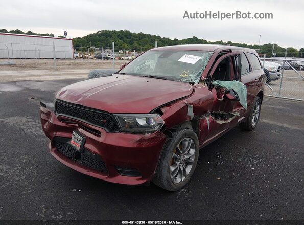 1C4RDJDG9LC106569 2020 DODGE DURANGO Бордовый Вид спереди