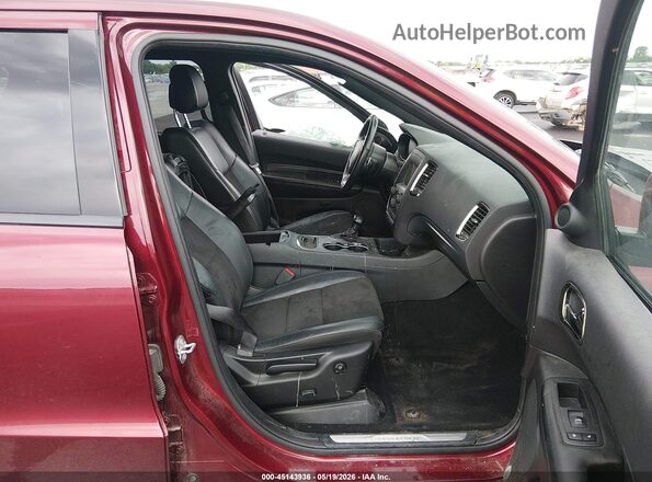 1C4RDJDG9LC106569 2020 DODGE DURANGO Бордовый Вид салона спереди