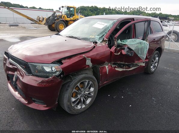 1C4RDJDG9LC106569 2020 DODGE DURANGO Бордовый Передняя левая четверть