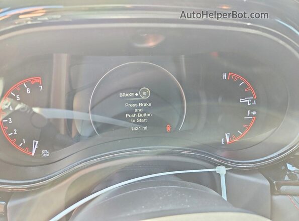 1C4RDJDG9TC246797 2026 DODGE DURANGO White Instrument cluster view