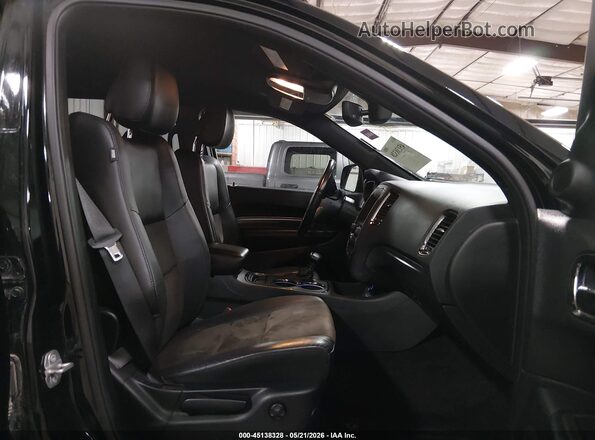 1C4RDJDGXKC586264 2019 DODGE DURANGO Black Вид салону спереду