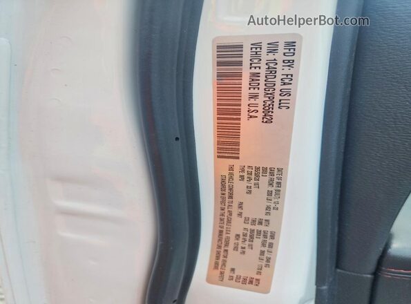 1C4RDJDGXPC556429 2023 DODGE DURANGO White 