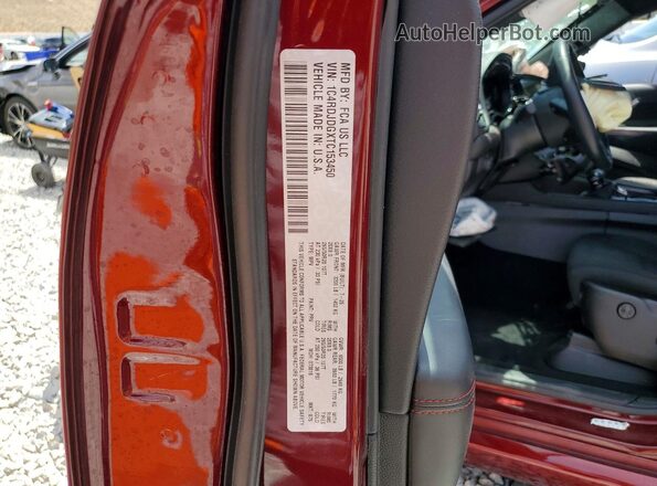 1C4RDJDGXTC153450 2026 DODGE DURANGO Red 