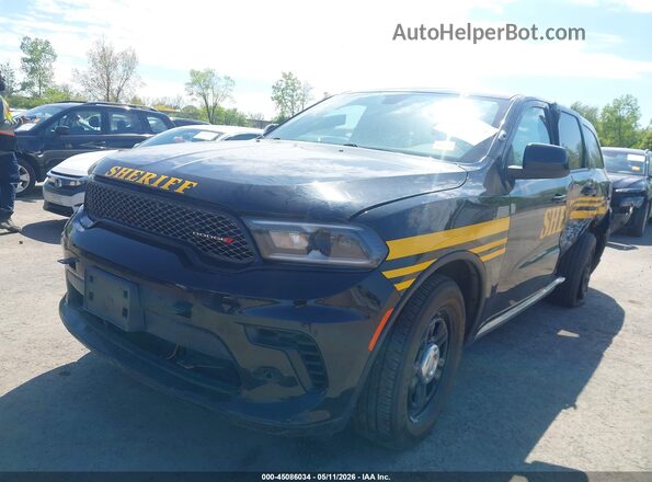 1C4RDJFG0PC657959 2023 DODGE DURANGO Черный Передняя левая четверть