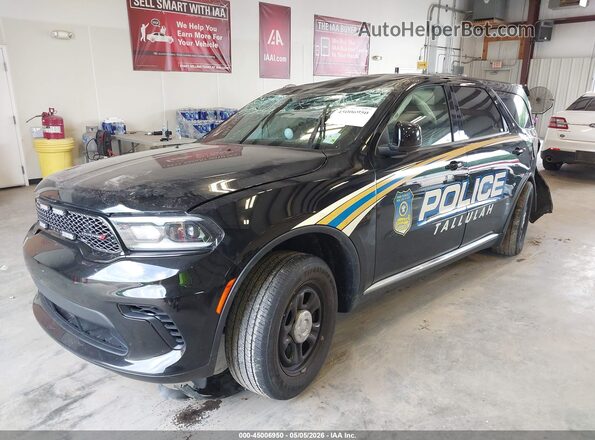 1C4RDJFG9PC638830 2023 DODGE DURANGO Black Przód lewy