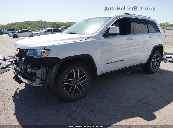 1C4RJEAG1KC602744 2019 JEEP GRAND CHEROKEE White Առջևի ձախ երեք քառորդ տեսարան