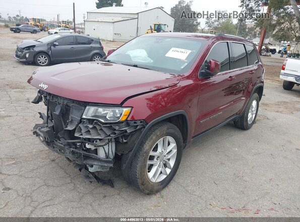 1C4RJEAG2HC813587 2017 JEEP GRAND CHEROKEE Красный Передняя левая четверть