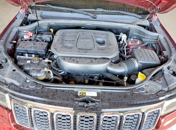 1C4RJEAG2KC832583 2019 JEEP GRAND Burgundy Widok wnętrza z tyłu