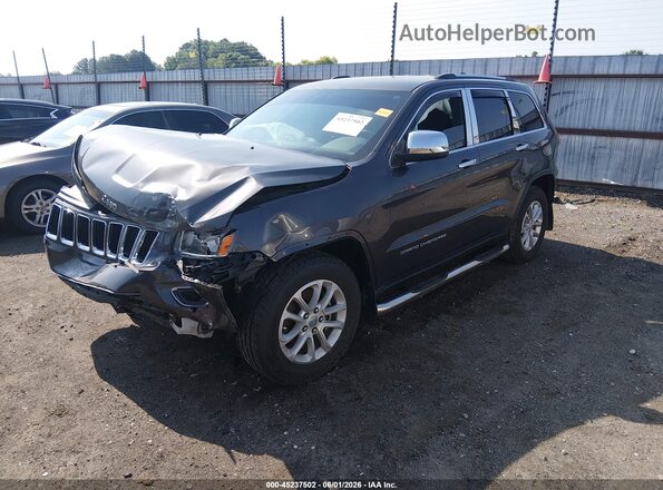 1C4RJEAG4GC415666 2016 JEEP GRAND CHEROKEE Gray Առջևի ձախ երեք քառորդ տեսարան