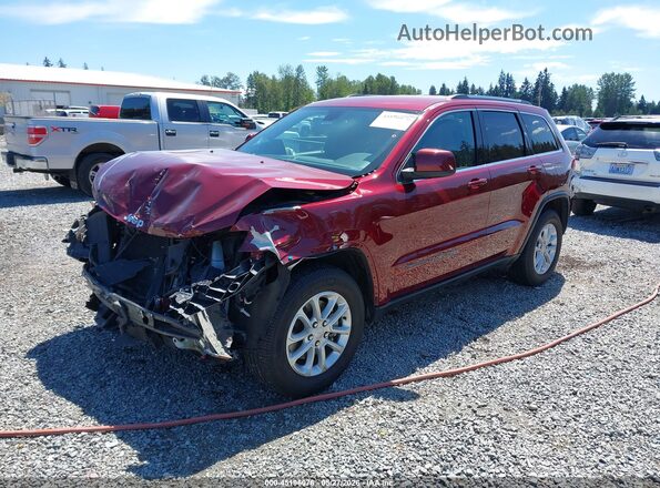 1C4RJEAG6MC596667 2021 JEEP GRAND CHEROKEE Red Vista tres cuartos delantera izquierda