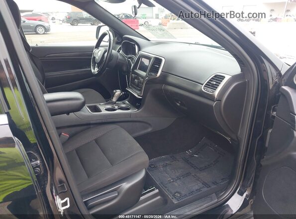 1C4RJEAG7LC341797 2020 JEEP GRAND CHEROKEE Black Вид салону спереду