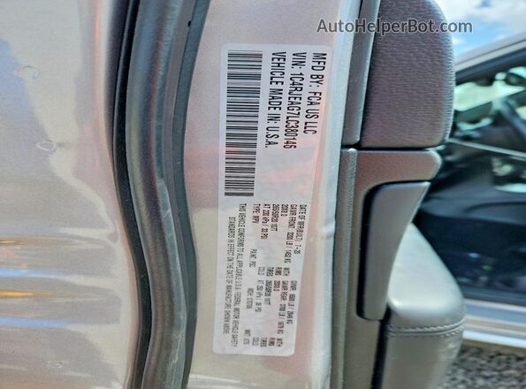 1C4RJEAG7LC380146 2020 JEEP GRAND Silver Widok naklejki z numerem VIN