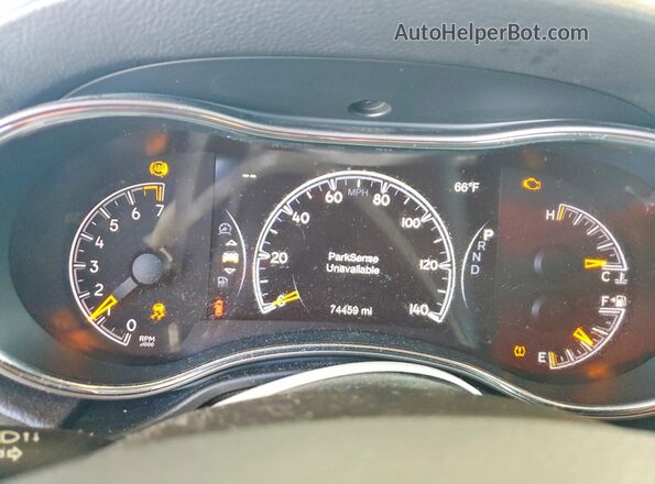 1C4RJEAG8KC776553 2019 JEEP GRAND Белый Вид щитка приборов
