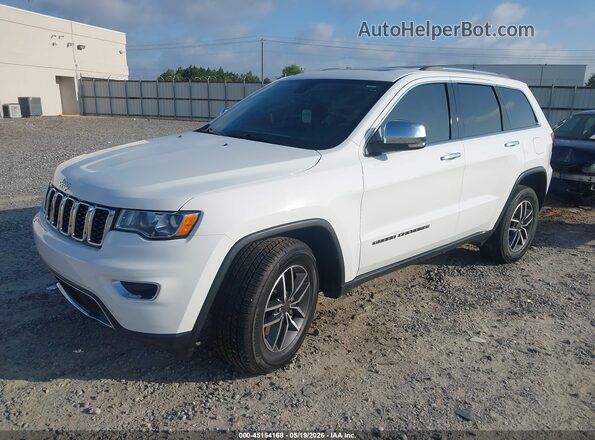 1C4RJEBG1MC712551 2021 JEEP GRAND CHEROKEE White Vista tres cuartos delantera izquierda