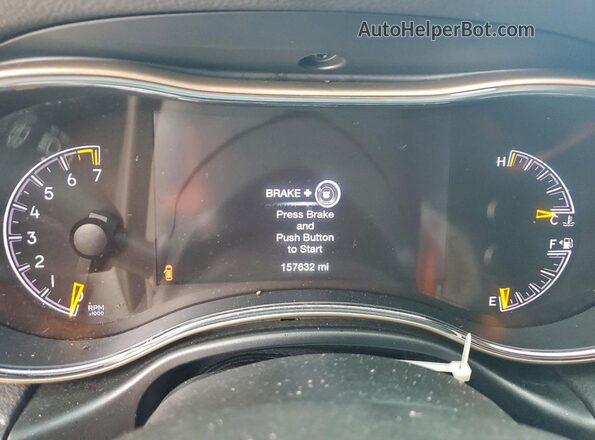 1C4RJEBG2GC396419 2016 JEEP GRAND Черный Вид щитка приборов