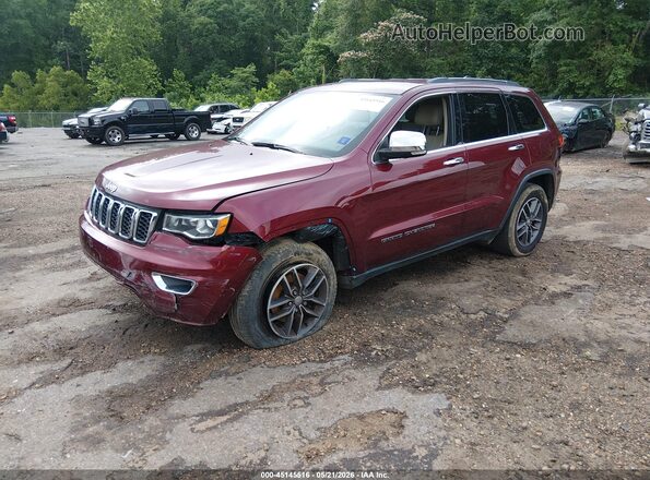1C4RJEBG2HC868197 2017 JEEP GRAND CHEROKEE Maroon Przód lewy