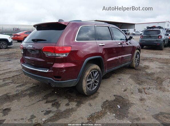 1C4RJEBG2HC868197 2017 JEEP GRAND CHEROKEE Maroon Tył prawy
