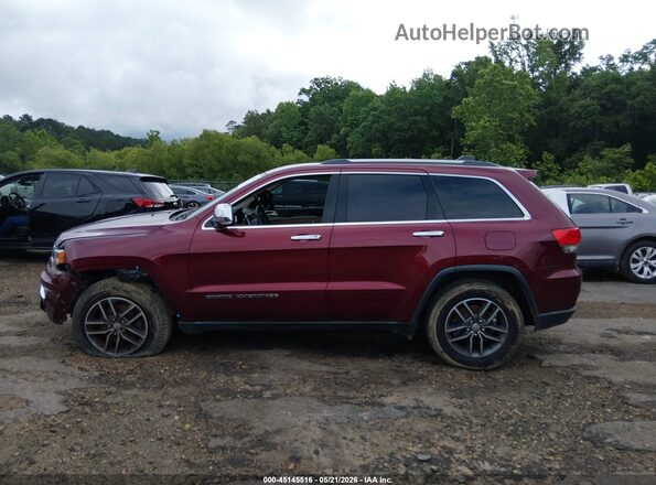 1C4RJEBG2HC868197 2017 JEEP GRAND CHEROKEE Maroon Widok wnętrza 360 stopni