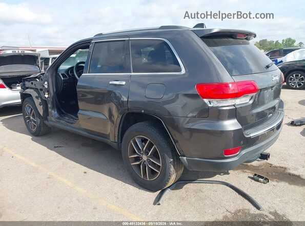 1C4RJEBG2HC943271 2017 JEEP GRAND CHEROKEE Gray Trasero izquierdo