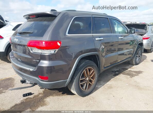 1C4RJEBG2HC943271 2017 JEEP GRAND CHEROKEE Gray Trasero derecho