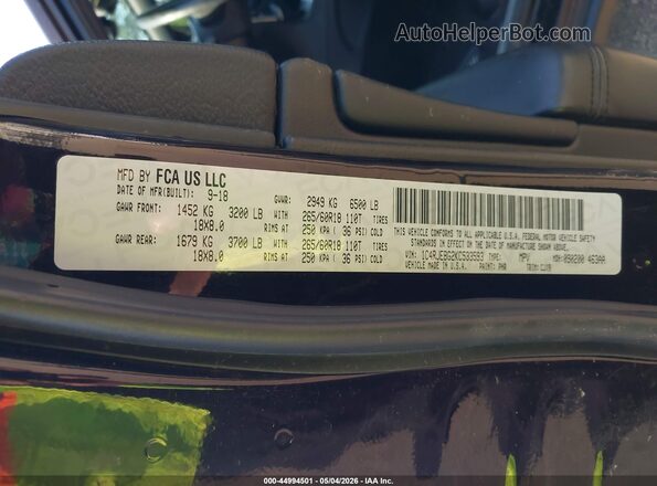 1C4RJEBG2KC533593 2019 JEEP GRAND CHEROKEE Brown Vista del compartimento del motor