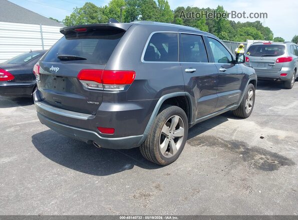 1C4RJEBG3GC313984 2016 JEEP GRAND CHEROKEE Серый Задняя правая четверть