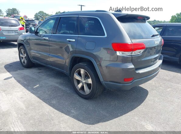 1C4RJEBG3GC313984 2016 JEEP GRAND CHEROKEE Серый Задняя левая четверть