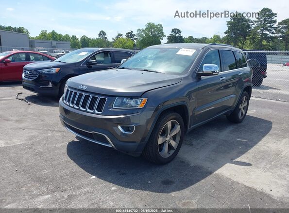 1C4RJEBG3GC313984 2016 JEEP GRAND CHEROKEE Серый Передняя левая четверть
