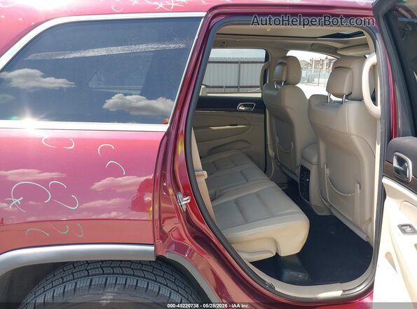 1C4RJEBG4GC314707 2016 JEEP GRAND CHEROKEE Burgundy VIN კოდის სტიკერის ხედი