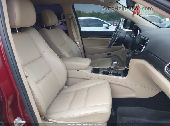 1C4RJEBG4KC737991 2019 JEEP GRAND CHEROKEE Burgundy Front interior view