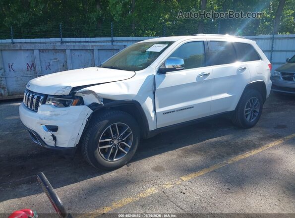 1C4RJEBG5HC757188 2017 JEEP GRAND CHEROKEE White Առջևի ձախ երեք քառորդ տեսարան