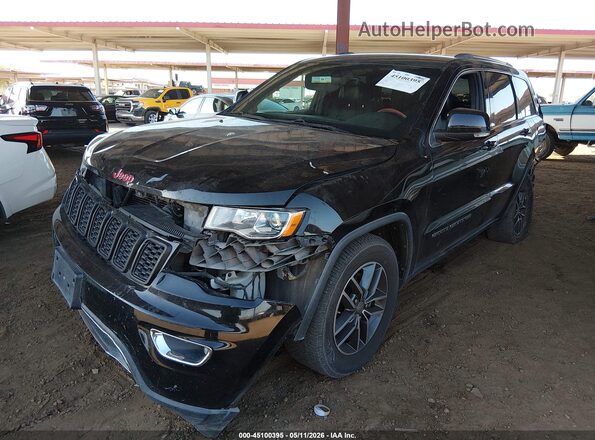 1C4RJEBG5HC793351 2017 JEEP GRAND CHEROKEE Black Առջևի ձախ երեք քառորդ տեսարան