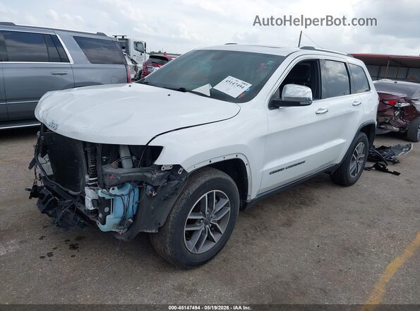 1C4RJEBG5LC306111 2020 JEEP GRAND CHEROKEE White წინა მარცხენა ხედი სამი მეოთხედიდან
