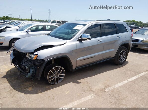 1C4RJEBG5MC812877 2021 JEEP GRAND CHEROKEE Silver Առջևի ձախ երեք քառորդ տեսարան