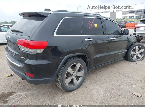 1C4RJEBG6GC306589 2016 JEEP GRAND CHEROKEE Black Tył prawy