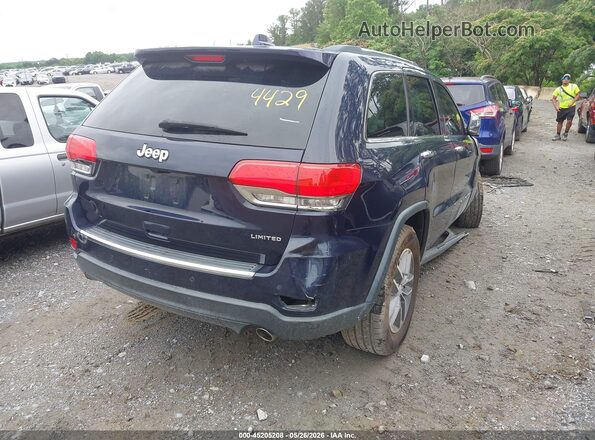 1C4RJEBG7HC804429 2017 JEEP GRAND CHEROKEE Dark Blue Задняя правая четверть