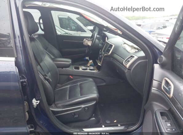 1C4RJEBG7HC804429 2017 JEEP GRAND CHEROKEE Dark Blue Вид салона спереди