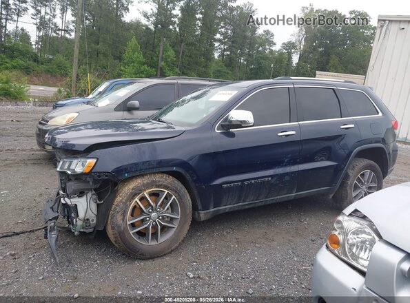 1C4RJEBG7HC804429 2017 JEEP GRAND CHEROKEE Dark Blue Панорамный вид салона 360°