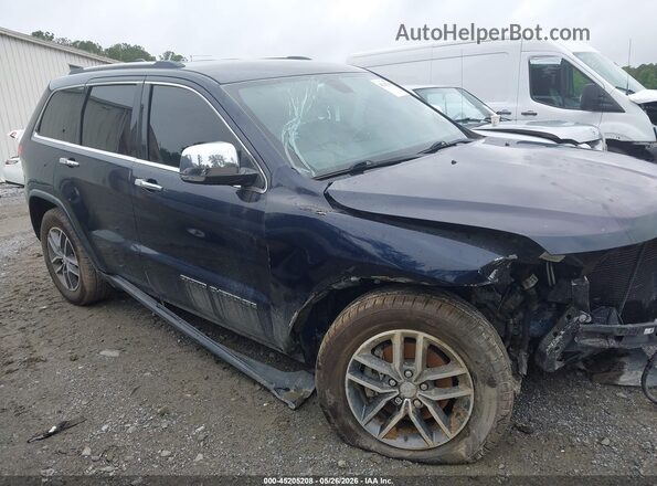 1C4RJEBG7HC804429 2017 JEEP GRAND CHEROKEE Dark Blue Вид задней части салона