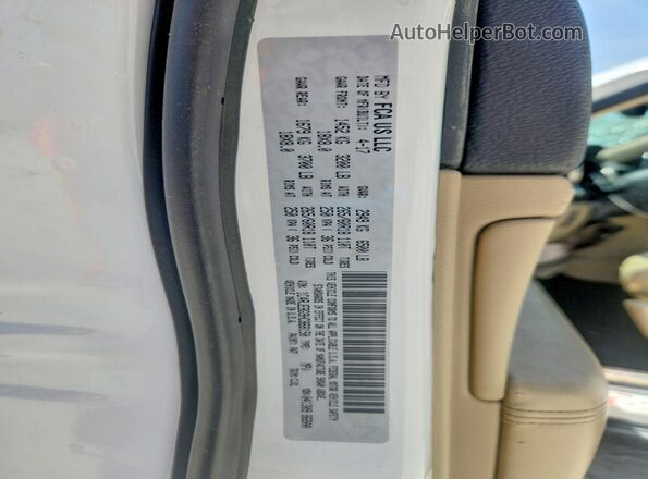 1C4RJEBG9HC868150 2017 JEEP GRAND White Vista de la etiqueta del VIN