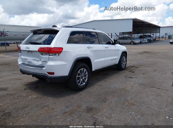 1C4RJEBGXGC352247 2016 JEEP GRAND CHEROKEE Белый Задняя правая четверть