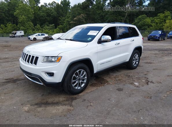 1C4RJEBGXGC352247 2016 JEEP GRAND CHEROKEE Белый Передняя левая четверть