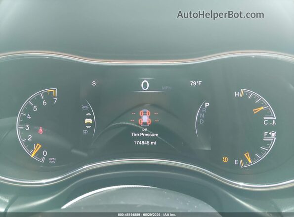 1C4RJEBGXGC352247 2016 JEEP GRAND CHEROKEE Белый Вид задних сидений