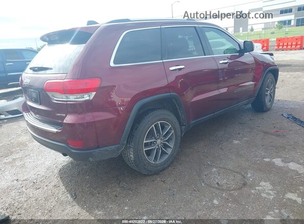 1C4RJEBGXHC628525 2017 JEEP GRAND CHEROKEE Red Հետևի աջ