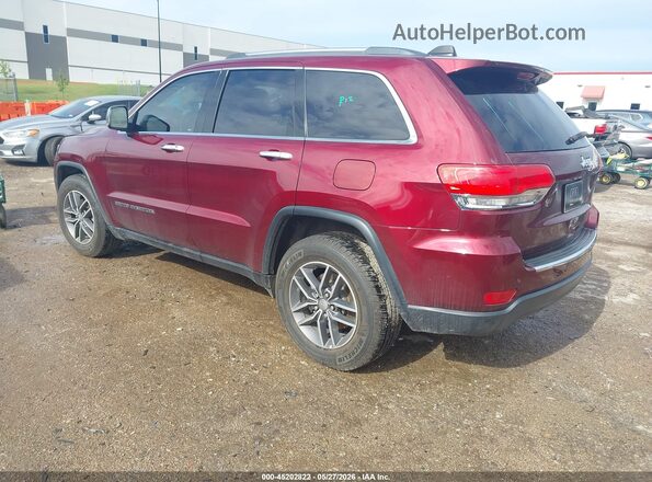 1C4RJEBGXHC628525 2017 JEEP GRAND CHEROKEE Red Հետևի ձախ