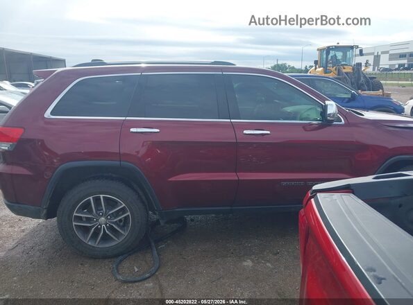 1C4RJEBGXHC628525 2017 JEEP GRAND CHEROKEE Red Սալոնի հետևի տեսք