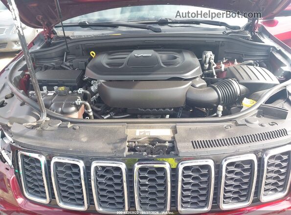 1C4RJEBGXHC628525 2017 JEEP GRAND CHEROKEE Red Հետևի տեսք