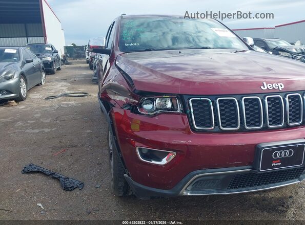 1C4RJEBGXHC628525 2017 JEEP GRAND CHEROKEE Red Դիմացի տեսք
