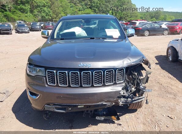 1C4RJEBGXKC689722 2019 JEEP GRAND CHEROKEE Gray Առջևի վահանակի տեսք